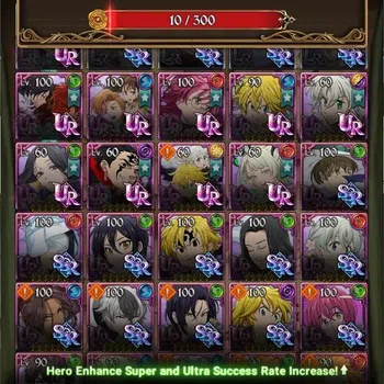 The Seven Deadly Sins: Grand Cross Endgame ASIA|3,5M CC|10 LS,17 Dm|4 LR+9 UR+Collab OVERLORD image 1