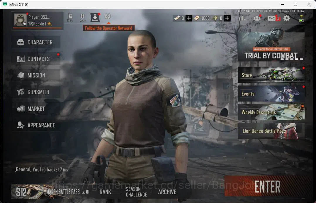 Arena Breakout Accounts MOBILE | LVL 30| SV 20M+| CV 20M+ | many skin WP,  image 2