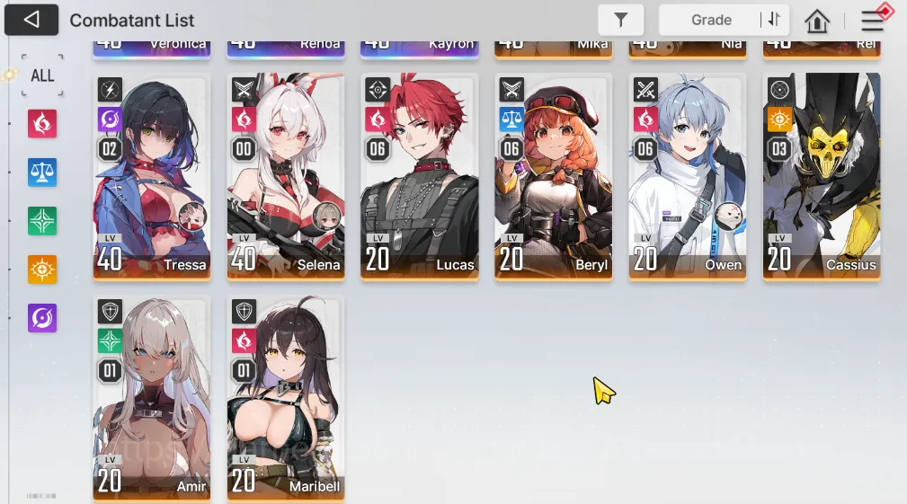 Chaos Zero Nightmare Accounts GLOBAL LV 41|9 SSR(YukiM1,MeiLinM1,HaruM1,RinM1,MagnaM1,Khalipe,Etc)+ 11 5