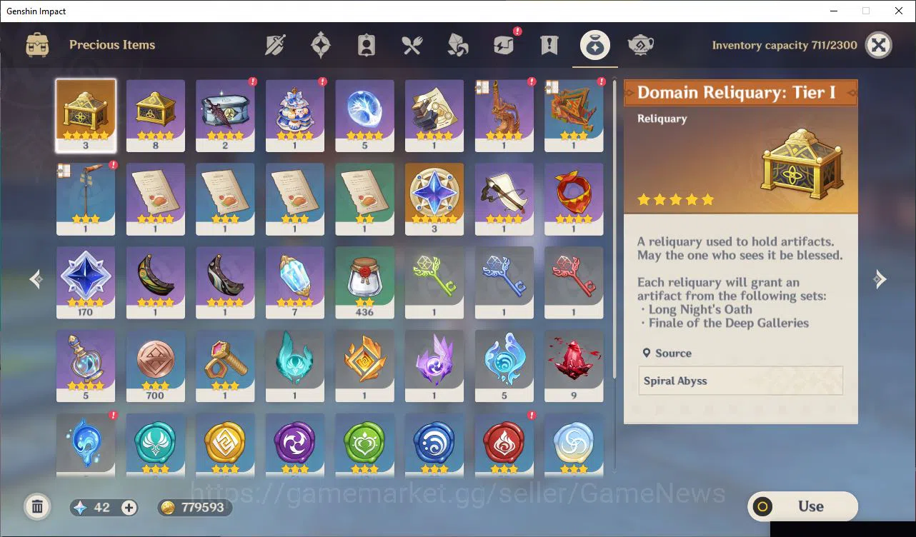 Genshin Impact Accounts ASIA|AR55|4 Limited+3[5Star's Weapon]Neuvillette,A image 4
