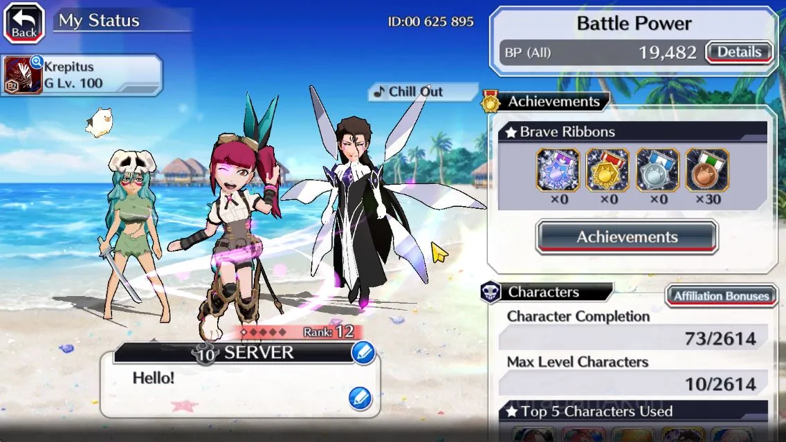 Bleach: Brave Souls Accounts Mid-Tier [GLOBAL]Best Starter|All Fresh Story|Macy Swimsuit, Noel Christmas,etc|CheckSS(BBS1764) 2