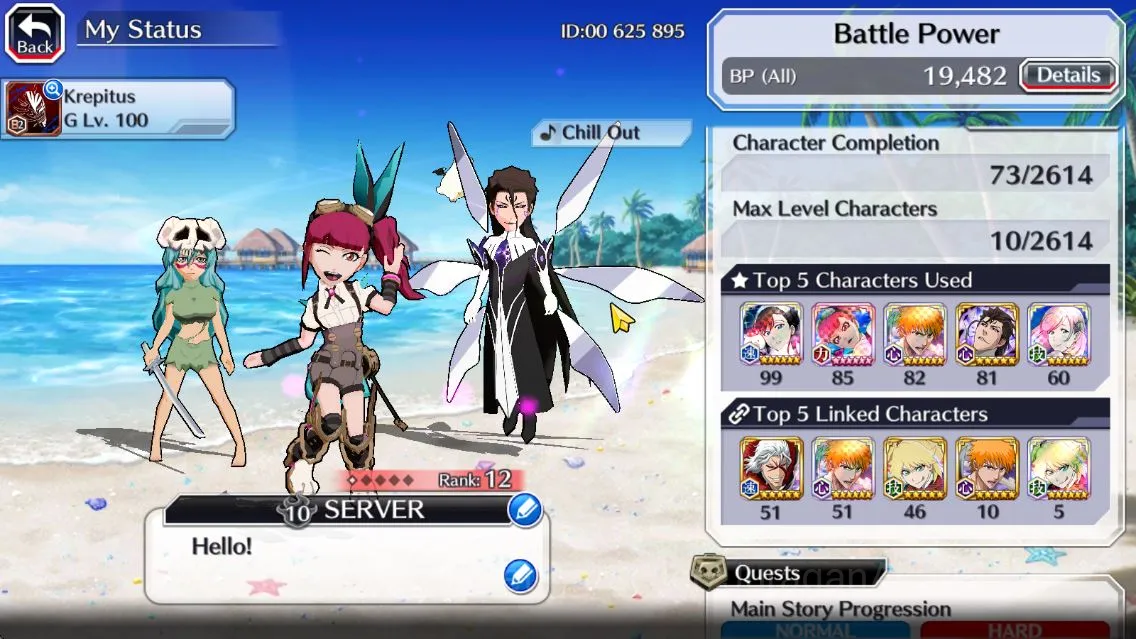 Bleach: Brave Souls Accounts Mid-Tier [GLOBAL]Best Starter|All Fresh Story|Macy Swimsuit, Noel Christmas,etc|CheckSS(BBS1764) 3