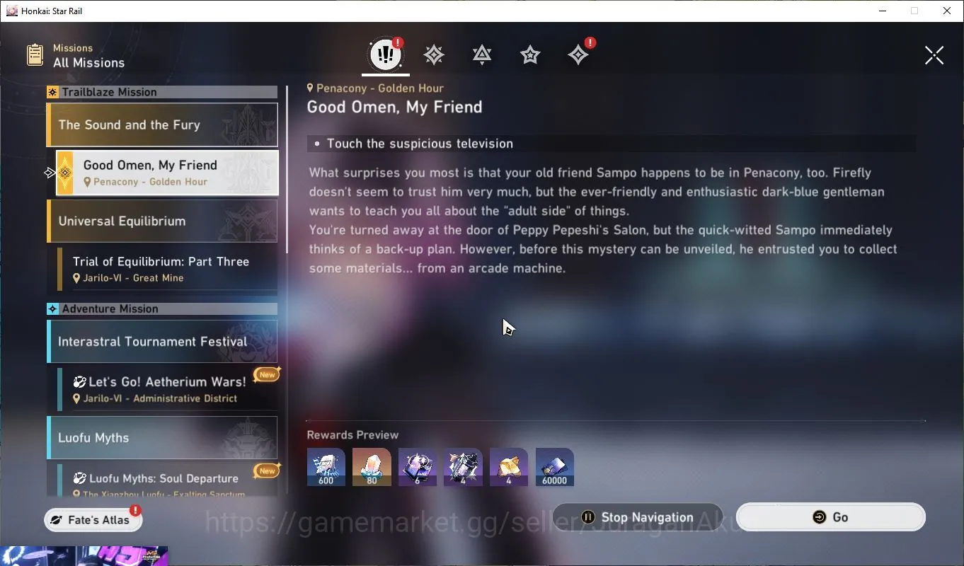 Honkai Star Rail Accounts Starter ASIA|TL 40|2 Limited |[Evernight,Archer]|8K Stellar Jade|MC Female|Penacony|Take Email 2