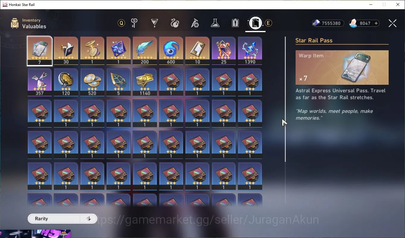 Honkai Star Rail Accounts Starter ASIA|TL 40|2 Limited |[Evernight,Archer]|8K Stellar Jade|MC Female|Penacony|Take Email 4