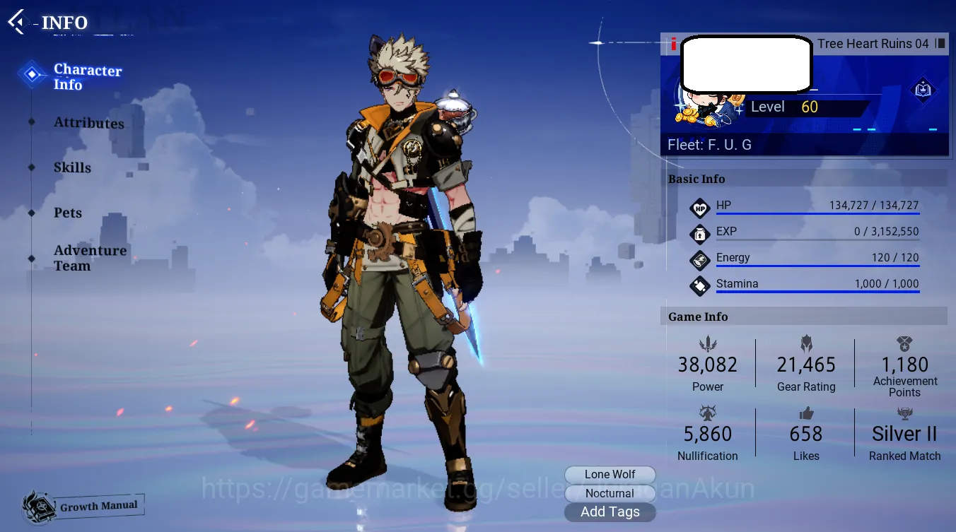 THR 04 (ID) | Magiblade Lv 60 Power 38k + Gear Rating 21.4k | 1 Outfit SS | Title Astral | Log Google | Check SS (COA29) Crystal of Atlan Accounts Fresh THR 04 (ID) | Magiblade Lv 60 Power 38k + Gear Rating 21.4k | 1 Outfit SS | Title Astral