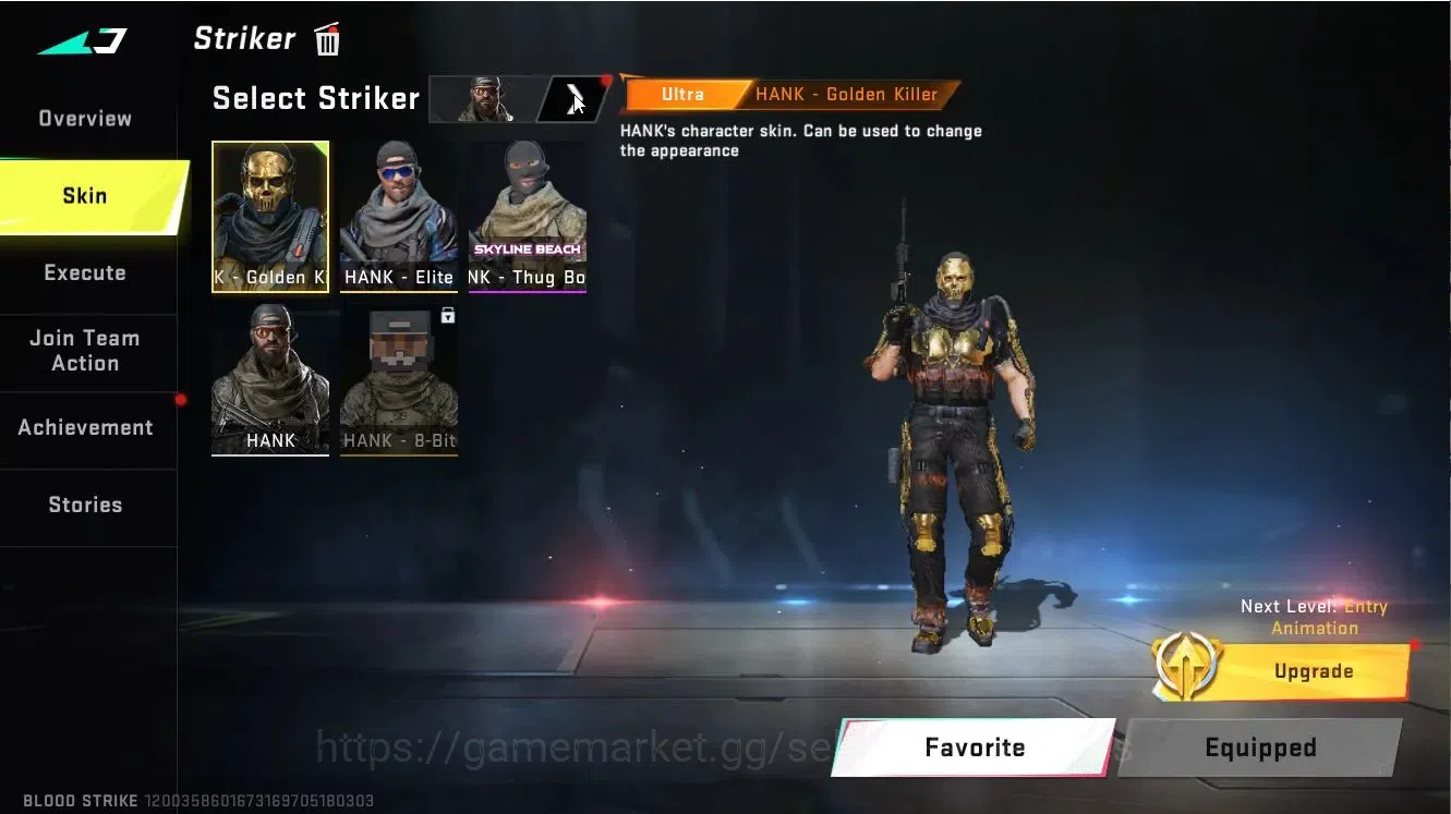 Blood Strike Accounts ASIA|3 ETERNAL[DEagle-Scorpious,AK47-Overload Lv 3 image 8