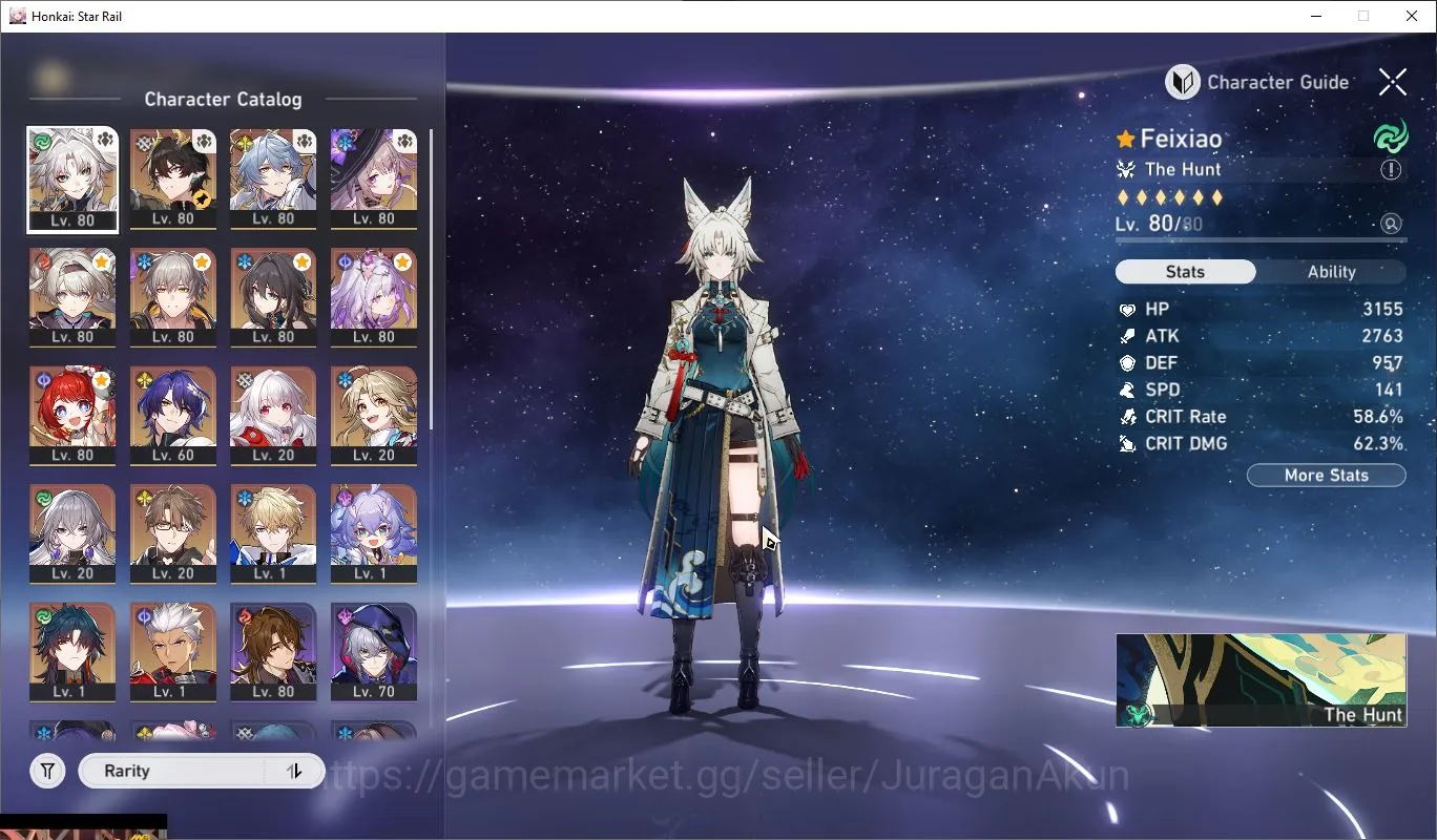Honkai Star Rail Accounts Mid Game ASIA [TL68] 11 Limited (Tribble,DanHengPT)+Sign 2
