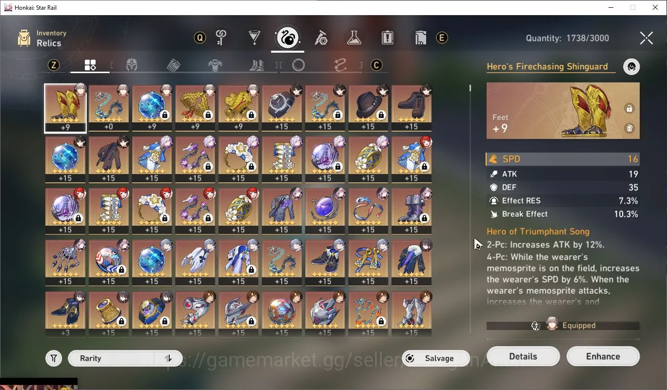 Honkai Star Rail Accounts Mid Game ASIA [TL68] 11 Limited (Tribble,DanHengPT)+Sign 4