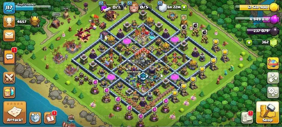 Clash of Clans Accounts TH 13 - BH 7 Lvl 117 |Thropy 4657| HH 7 |BK 50-AQ image 5