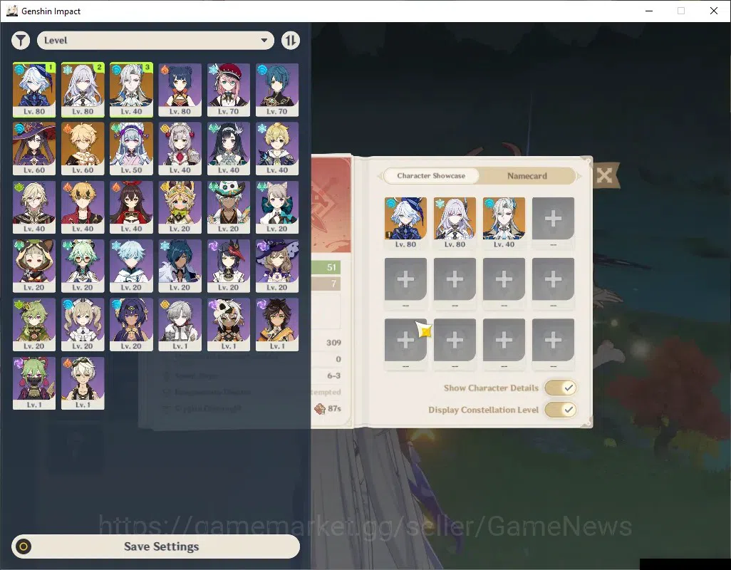 Genshin Impact Accounts ASIA|AR 51|3 Limited + 1 (*5 Weapon)|Skirk + Signa image 2