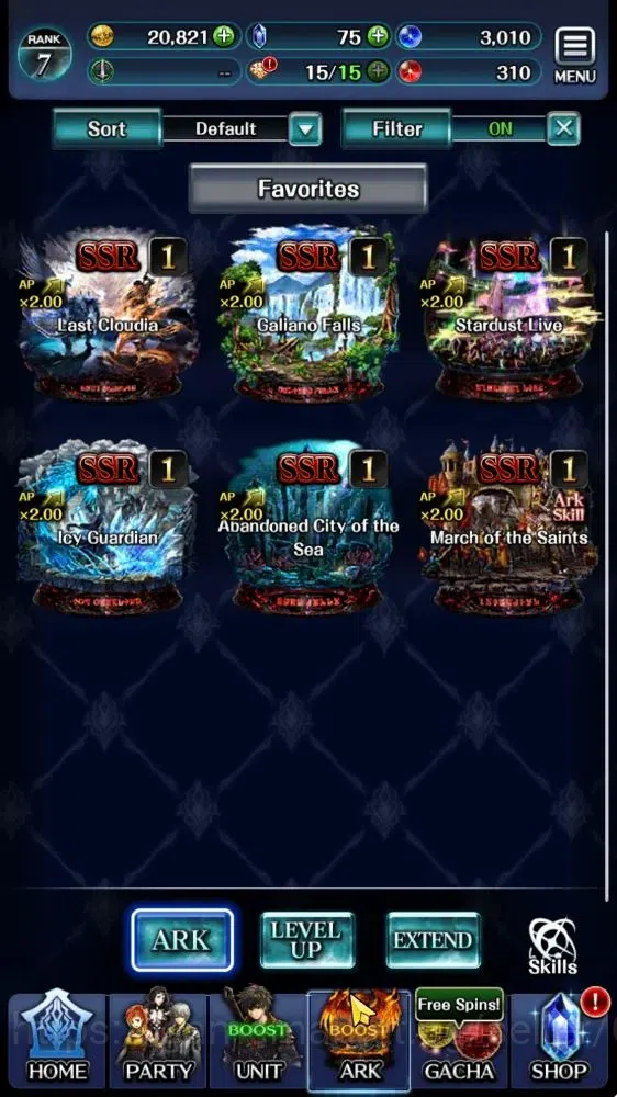 Last Cloudia Accounts Others GLOBAL|Rank 7|Collab Brave Frontier (Goddess Tilith,Fire God Vargas) + (Goddess Lilaha)| 6 SSR 2