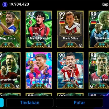 eFootball Accounts Others Android|PW 3236|Nakamura Keito ShowT,Diego Costa Epic,Frank Rljkaard Epic,Iker Casillas