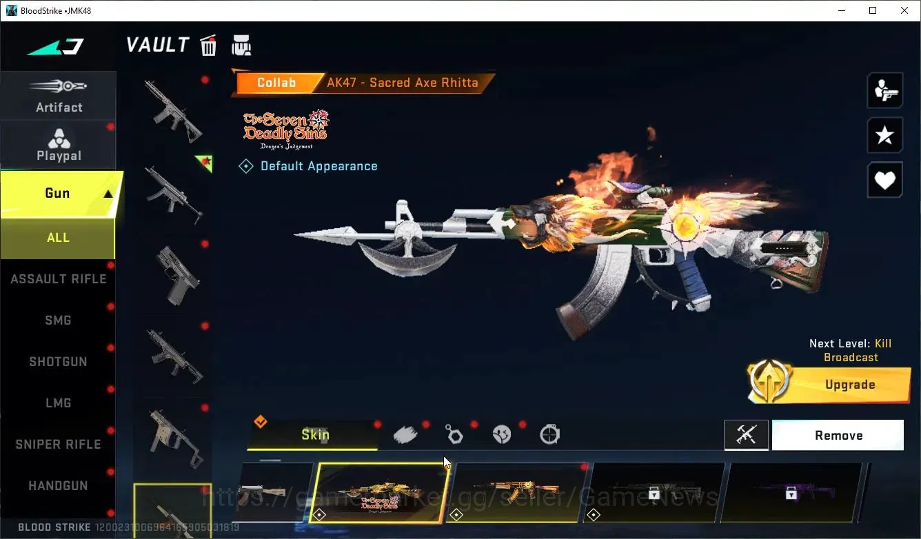 Blood Strike Accounts ASIA|Collab 7DS[AK47,QBZ95],AOT KAG6,FAL+ 6 ULTRA[ image 6