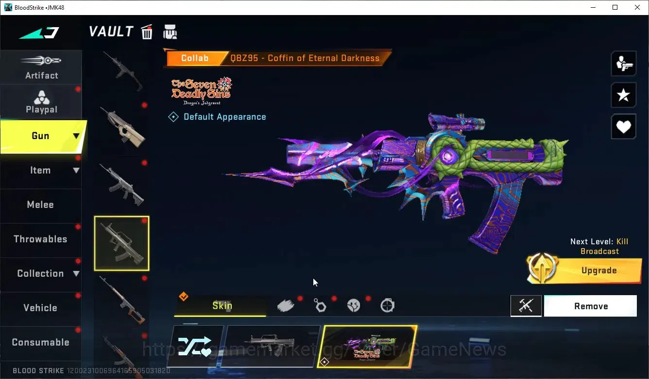 Blood Strike Accounts ASIA|Collab 7DS[AK47,QBZ95],AOT KAG6,FAL+ 6 ULTRA[ image 7