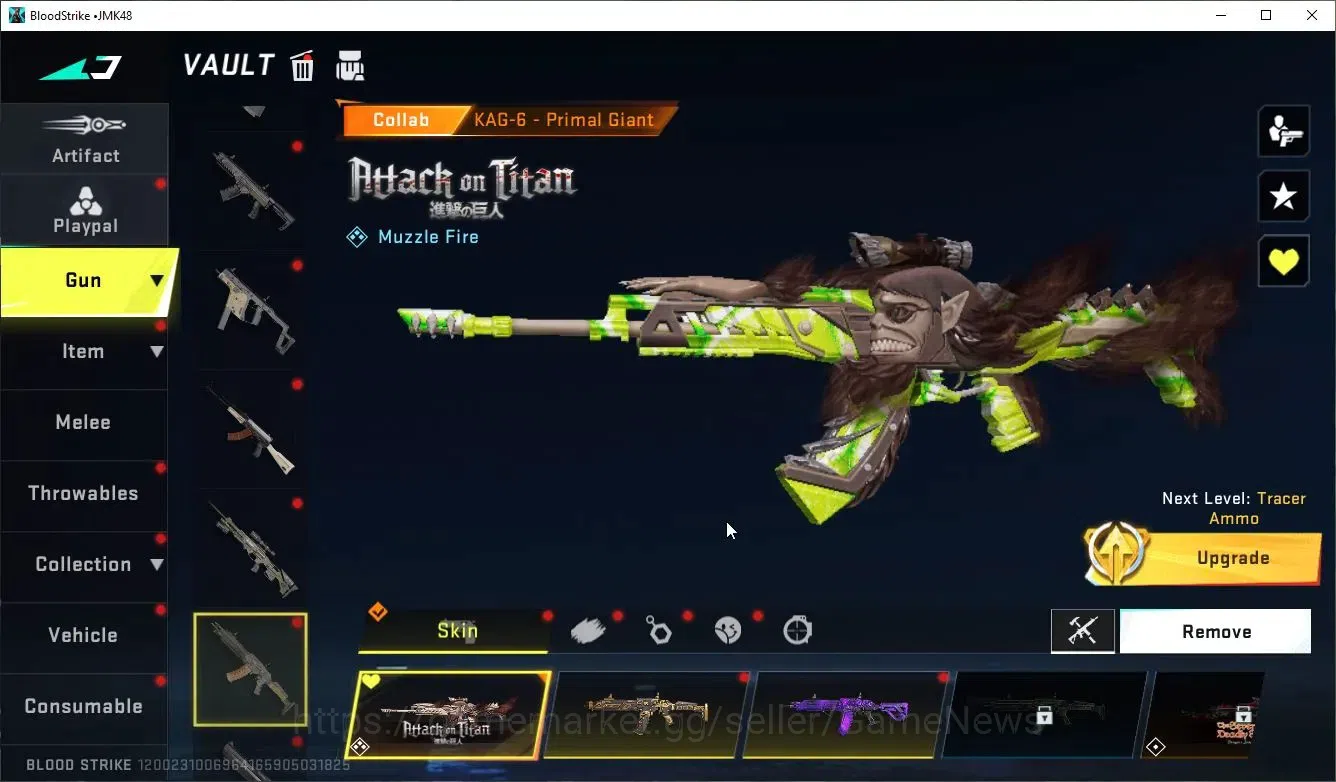 Blood Strike Accounts ASIA|Collab 7DS[AK47,QBZ95],AOT KAG6,FAL+ 6 ULTRA[ image 9