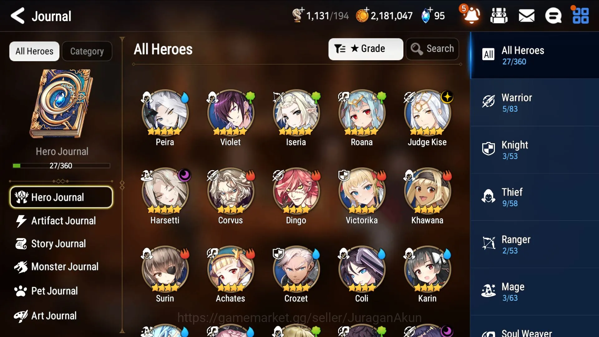 Epic Seven Accounts Global Unveriv|3ML(Harsetti,Vildred,J Kise)27Char| image 4