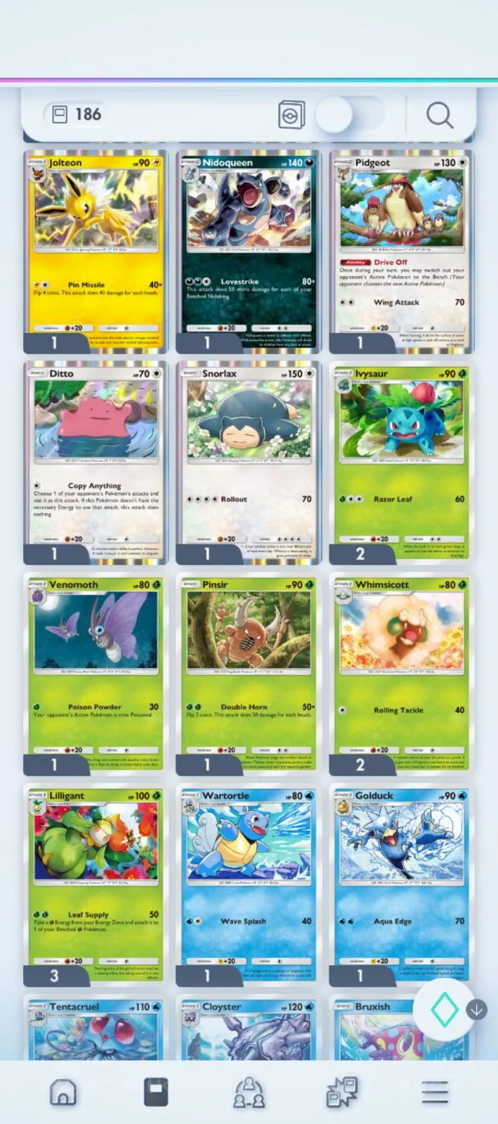 Pokémon TCG Pocket Mid-Level Lv 6 | Deck 186 |2 Deck Ready| Pikachu EX Crown, M image 1