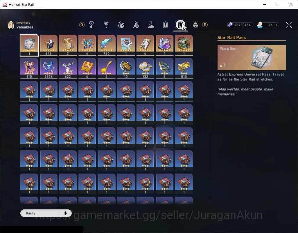 Honkai Star Rail Accounts Mid Game ASIA|TL70|12 Limited [(Jingliu E1,Kafka,Lingsha,Castoric)+Sign,Phainon 6