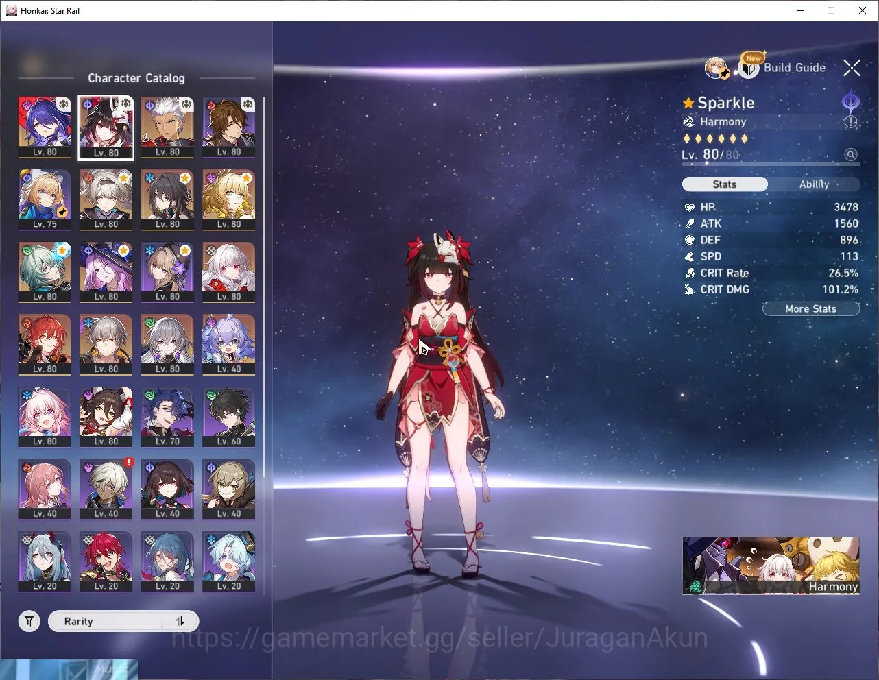 Honkai Star Rail Accounts ASIA|TL69|6 Limits [Acheron,Sparkle,Jade+Sign,Agla image 3