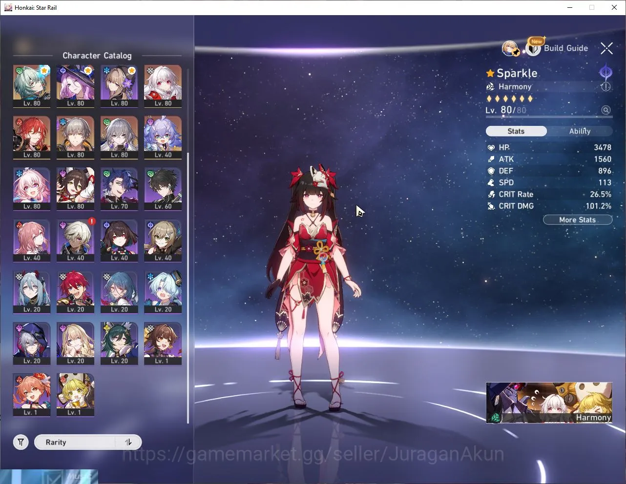 Honkai Star Rail Accounts ASIA|TL69|6 Limits [Acheron,Sparkle,Jade+Sign,Agla image 4