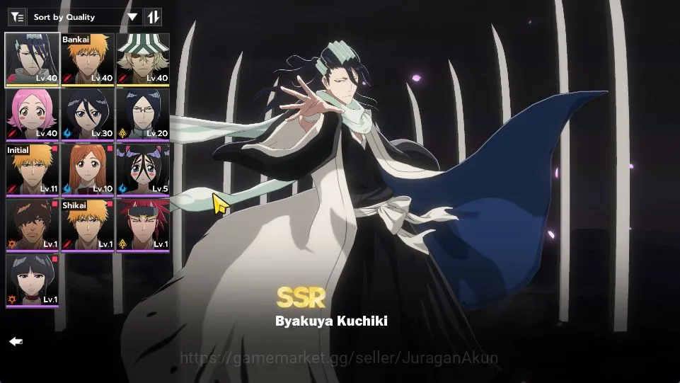 BLEACH: Soul Resonance Accounts Nuverse SEA|Lv 24|3 SSR(Ichigo,Byakuya,Kisuke) + 1 image 2