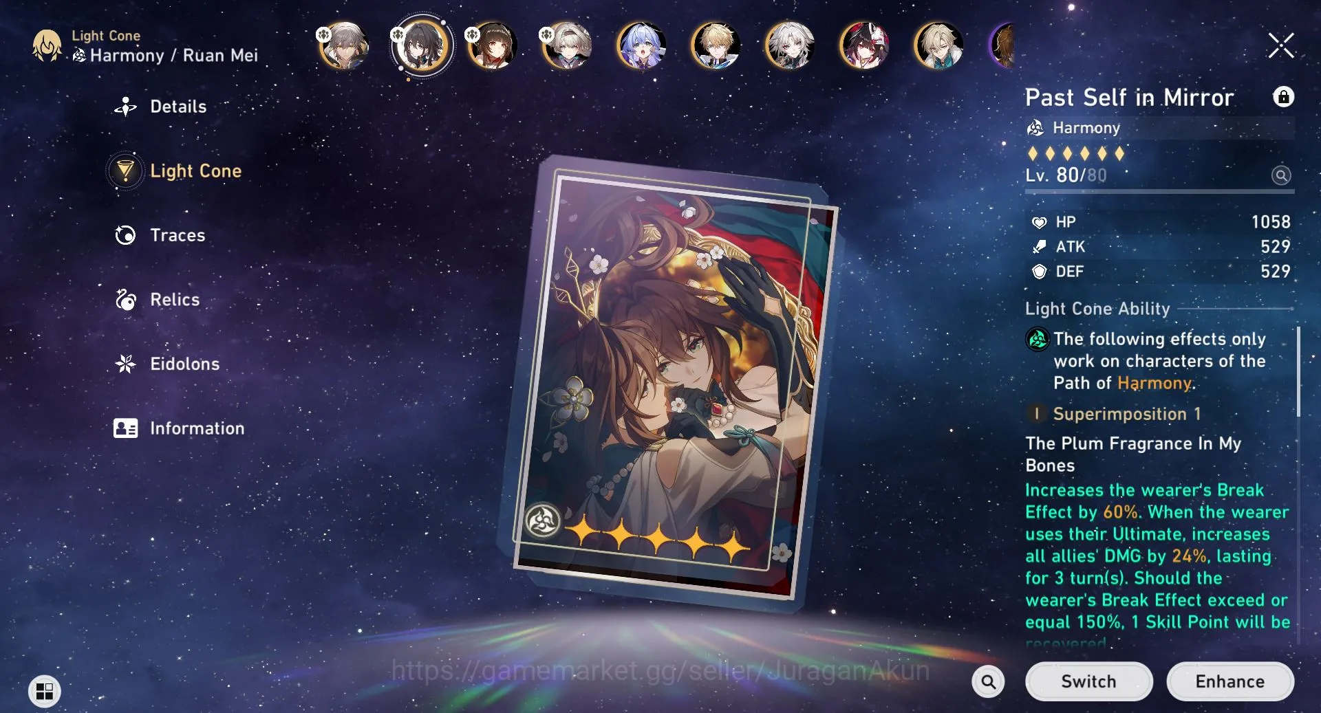 Honkai Star Rail Accounts Mid Game ASIA [TL70] 10 Limited (Firefly[E1]+Sign,Castorice,Lingsha,Robin,etc)(Amphoreus)|Take 6
