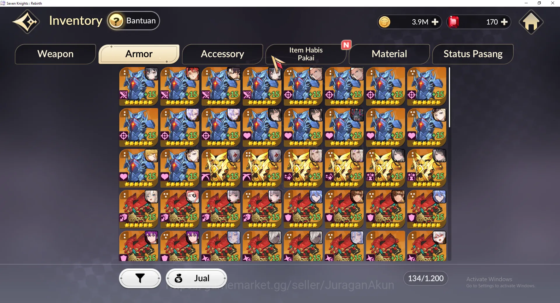 Seven Knights Re:Birth Accounts [Re:BIRTH] Global300xx| 2 Old 7k (Juri,Rosie) 16 L image 5