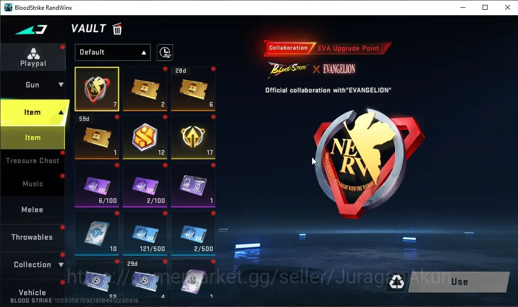 Blood Strike Accounts Mid-Tier Asia|ETERNAL Melee Katar - Judgment|Legendary M4A1,KAG-6,Etc|Log Netease|Check SS(BLS2326) 4