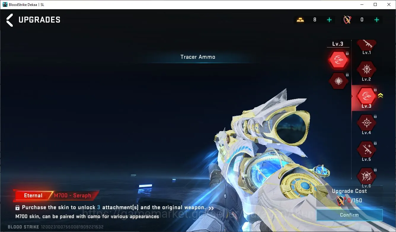 Blood Strike Accounts Mid-Tier Asia|2 EVO[M4A1 Lv 5,SCAR LV 5]8 ETERNAL[MP5,KAG-6,M700,AUGUZI,QBZ95,VOLT,ZERO]23 10