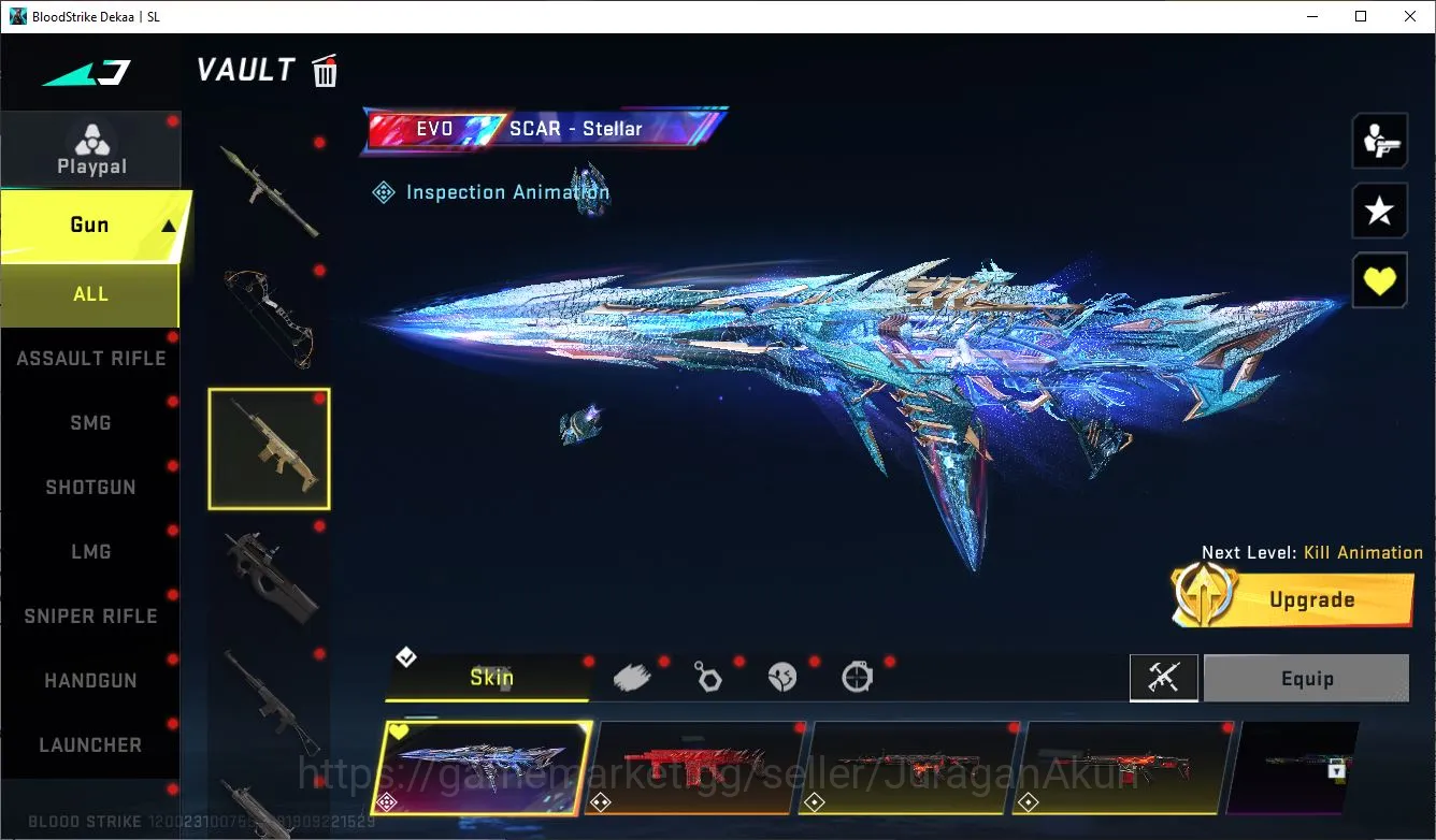 Blood Strike Accounts Mid-Tier Asia|2 EVO[M4A1 Lv 5,SCAR LV 5]8 ETERNAL[MP5,KAG-6,M700,AUGUZI,QBZ95,VOLT,ZERO]23 4