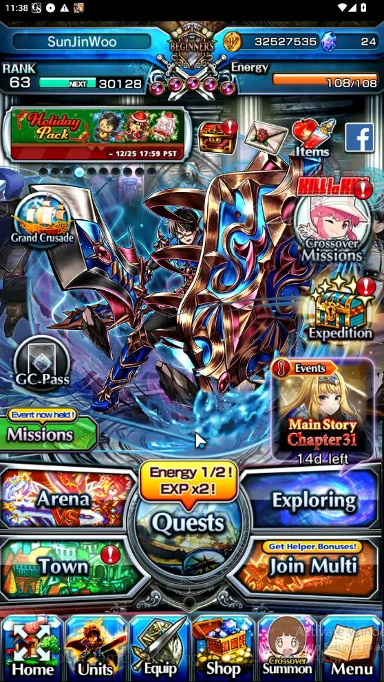 Grand Summoners Accounts Mid-Game Global|Rank 63|13 Ascend[JayTW,ChloeTW,HazukiTW,Pinnacle Isliid,Summer 2