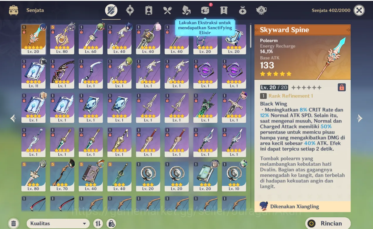 Genshin Impact Accounts Mid Game ASIA |AR48| 2 Limited + 1[5Star's Weapon]|Alhaitham,Lauma|MC Male|Take Email|Check SS 3