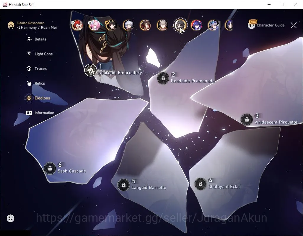 Honkai Star Rail Accounts End Game ASIA|TL 70|14 Limited|[Phainon,The Herta E1]+Sign,Cyrene,B3,Anaxa,Fugue,Acheron,Etc|SJ 3
