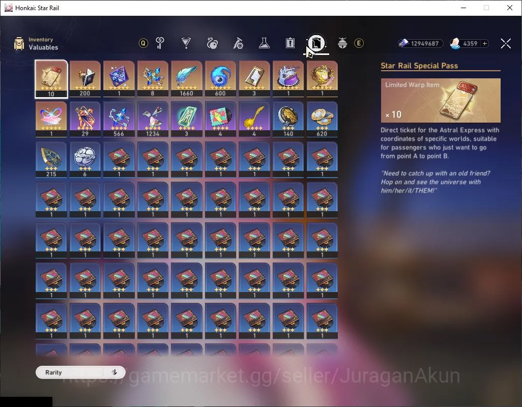 Honkai Star Rail Accounts End Game ASIA|TL 70|14 Limited|[Phainon,The Herta E1]+Sign,Cyrene,B3,Anaxa,Fugue,Acheron,Etc|SJ 6