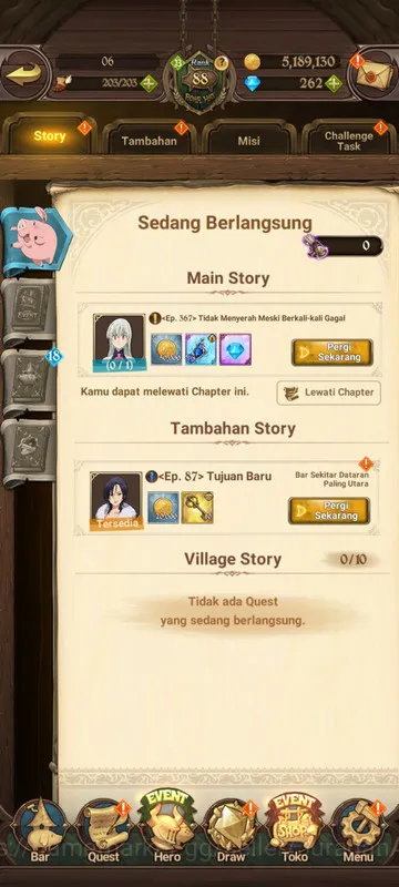 The Seven Deadly Sins: Grand Cross Accounts Midgame Asia |3,1M CC| 2LR + 4UR + Full Collab Solev + OVL + 262 Gems 7