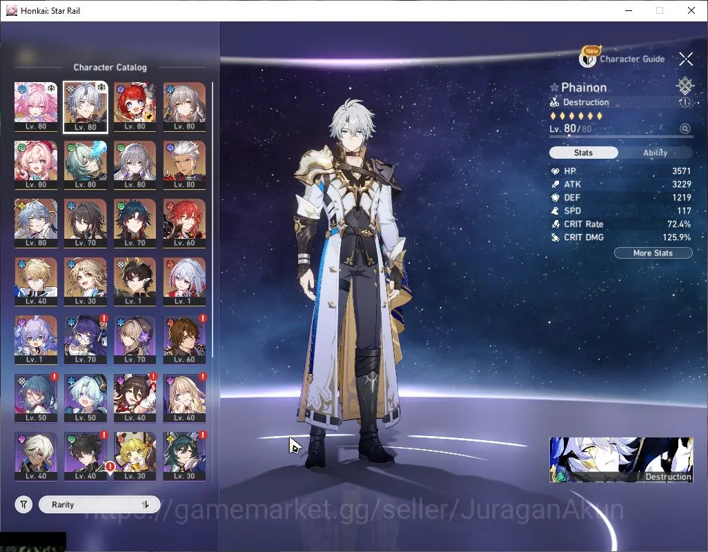 Honkai Star Rail Accounts Mid Game ASIA|TL 67|1K SJ|10 Limited|[Phainon E1,Archer]+Sign,Cyrene,Hyacine,B3,Anaxa,Etc|MC 4