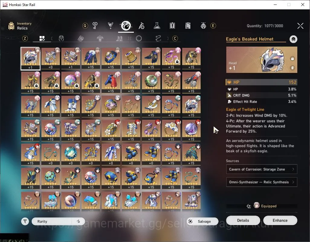 Honkai Star Rail Accounts Mid Game ASIA|TL 67|1K SJ|10 Limited|[Phainon E1,Archer]+Sign,Cyrene,Hyacine,B3,Anaxa,Etc|MC 8