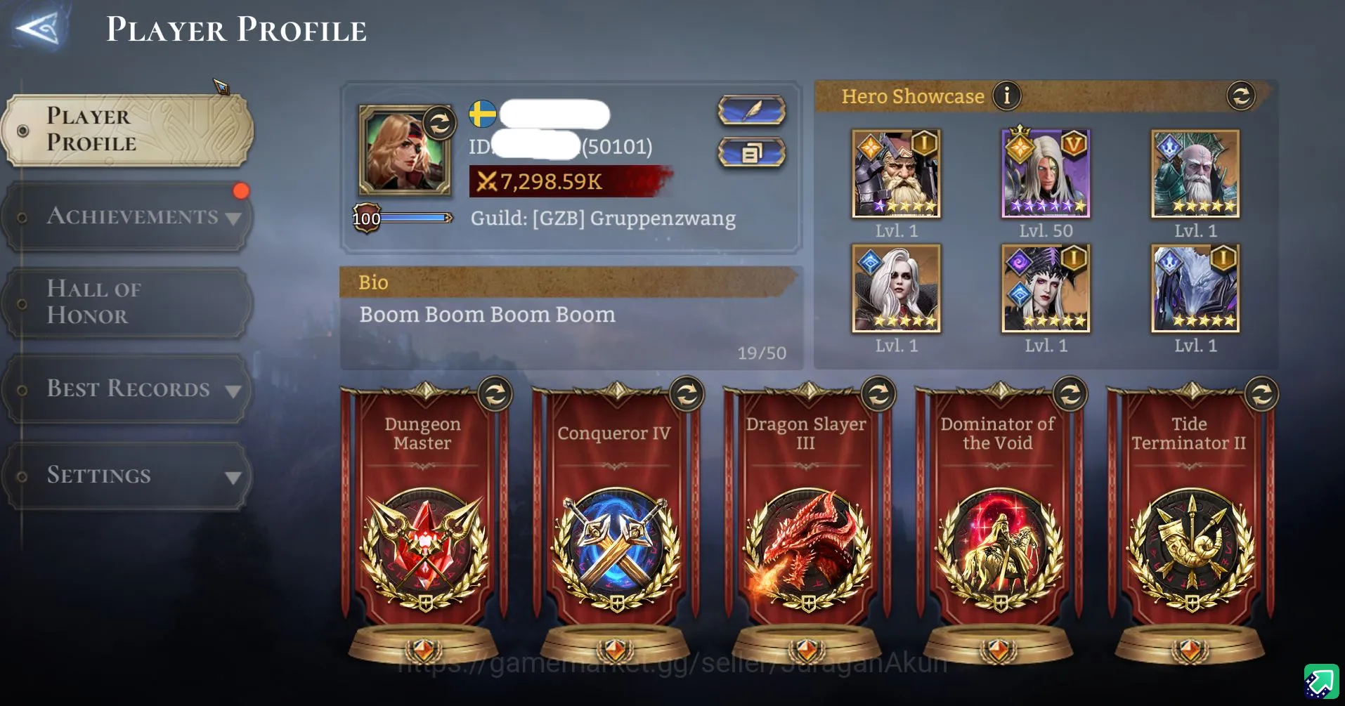 Sv 500xx|7.2M PP+16k Gems|11 Lord (IngridA3,Iovar,SolcadensA2, etc)+78 Legend (AjaxA5,LuciusA5,Jeera etc)+Many Epic|CE ON | Check SS (WOR806) Watcher of Realms End-Game Sv 500xx|7.2M PP+16k Gems|11 Lord (IngridA3,Iovar, image 1