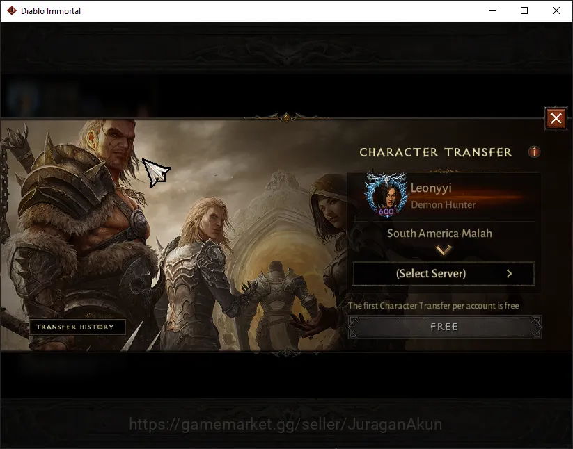 Diablo Immortal High-End SA - Malah|Lv60 (600) Demon Hunter|35K CR|Reso 300 image 1