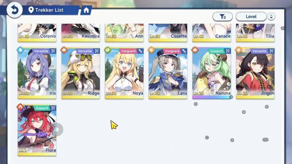 Stella Sora Accounts GLOBAL| Lv23 | 4 SSR (Mistique T1,Chitose,Gerie)+Sign,Nazuna |2 SSR Disc,15 SR Disc | Log Yostar 8