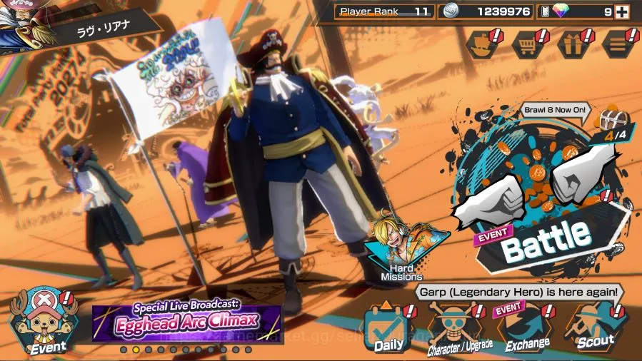 One Piece Bounty Rush Accounts Mid-Tier Global|3 META EX[Luffy G5,Gold D roger,Kuzan]Rank 11|Log Bandai|Check SS(OPBR977) 2