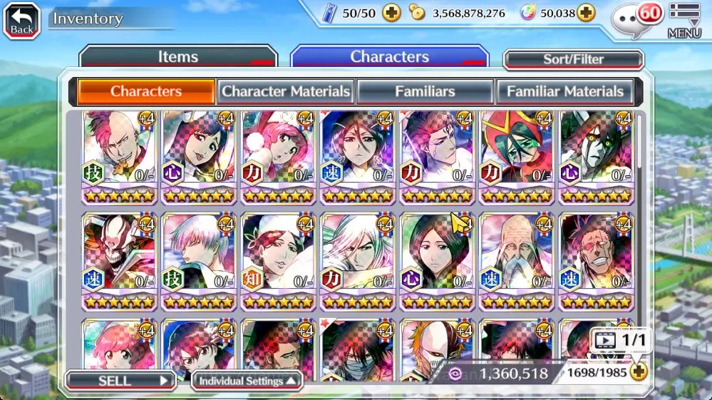 Bleach: Brave Souls Accounts [GLOBAL]50K Orb|Rukia 10th Anniv,Santa Society(Gis image 3