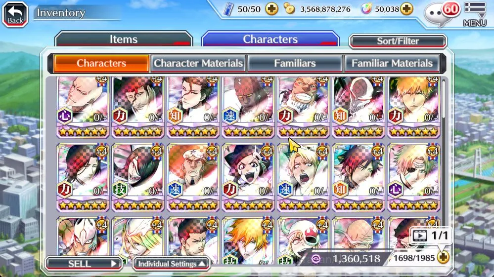 Bleach: Brave Souls Accounts [GLOBAL]50K Orb|Rukia 10th Anniv,Santa Society(Gis image 4