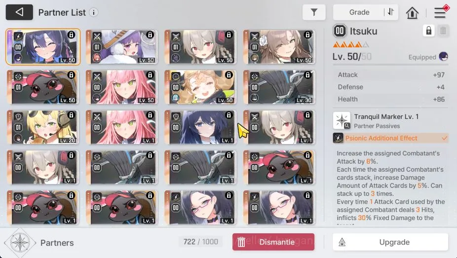 Chaos Zero Nightmare Accounts GLOBAL|Lv 51|11 SSR [ChizuruM2+Sign,Haru,Yuki,RinM2,Mei LinM1,HugoM1,Veronica,Etc]+11 SR+24 SR 3
