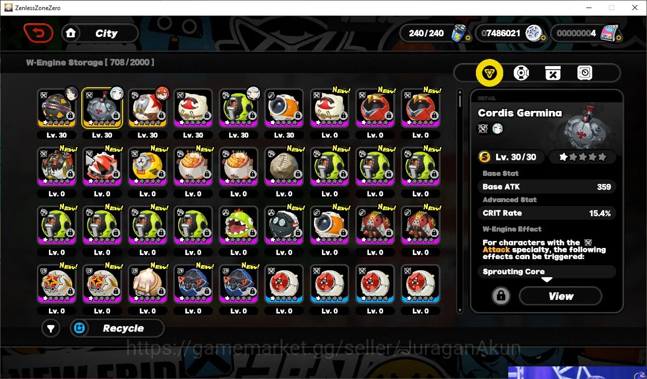 Zenless Zone Zero Accounts Mid-Game EU IK 45| 3 Limit[Seed+Sign,Miyabi,Harumasa]+ 3 Std|4 S Bgboo|MC Belle|Take Mail|Check 3
