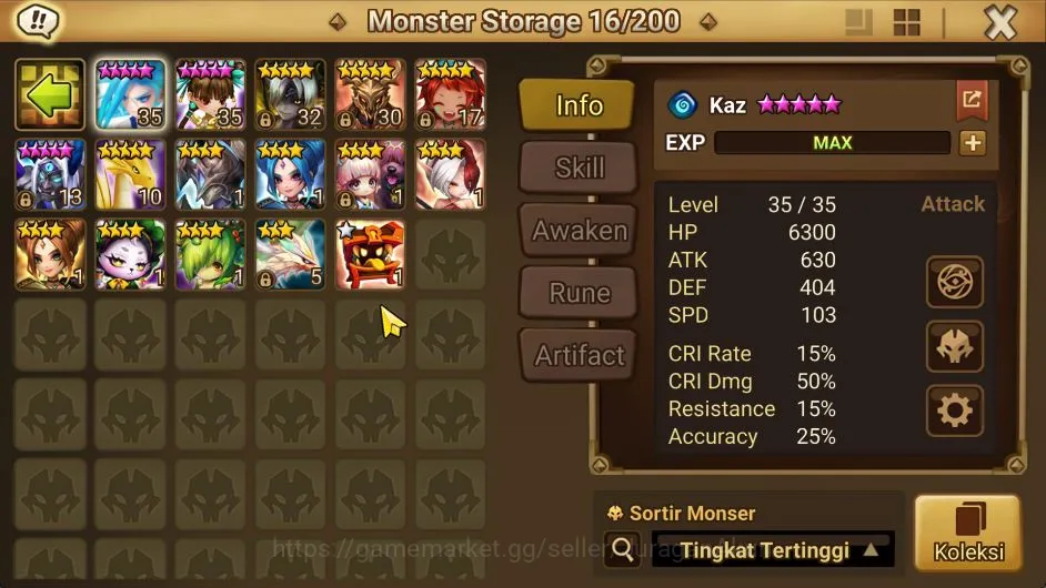 Summoners War: Sky Arena Accounts GLOBAL|Lv 29|Fresh Starter|1 LD [Trinity]|8 Total  image 5