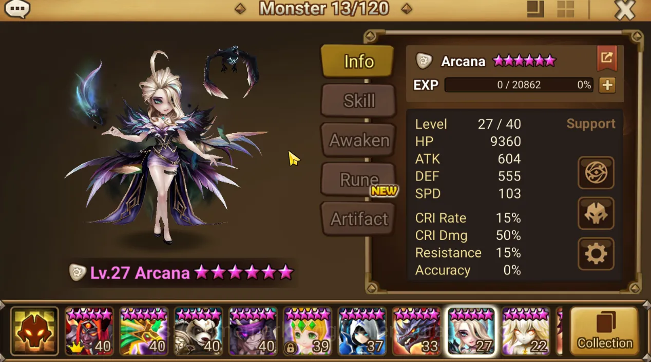 Summoners War: Sky Arena Accounts Starter GLOBAL Best STARTER Lv 45|2 LD Tian Lang,Vancliffe|9 Total 4