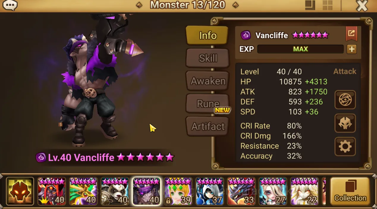 Summoners War: Sky Arena Accounts Starter GLOBAL Best STARTER Lv 45|2 LD Tian Lang,Vancliffe|9 Total 5