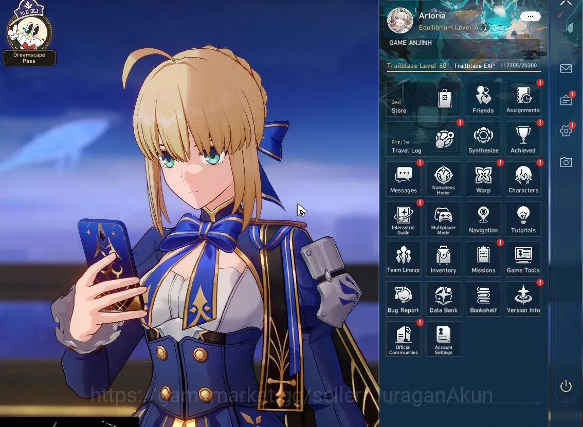 Honkai Star Rail Mid Game ASIA|TL60|3 Limited [Saber E2,Ruan Mei,Archer]|Amp image 1