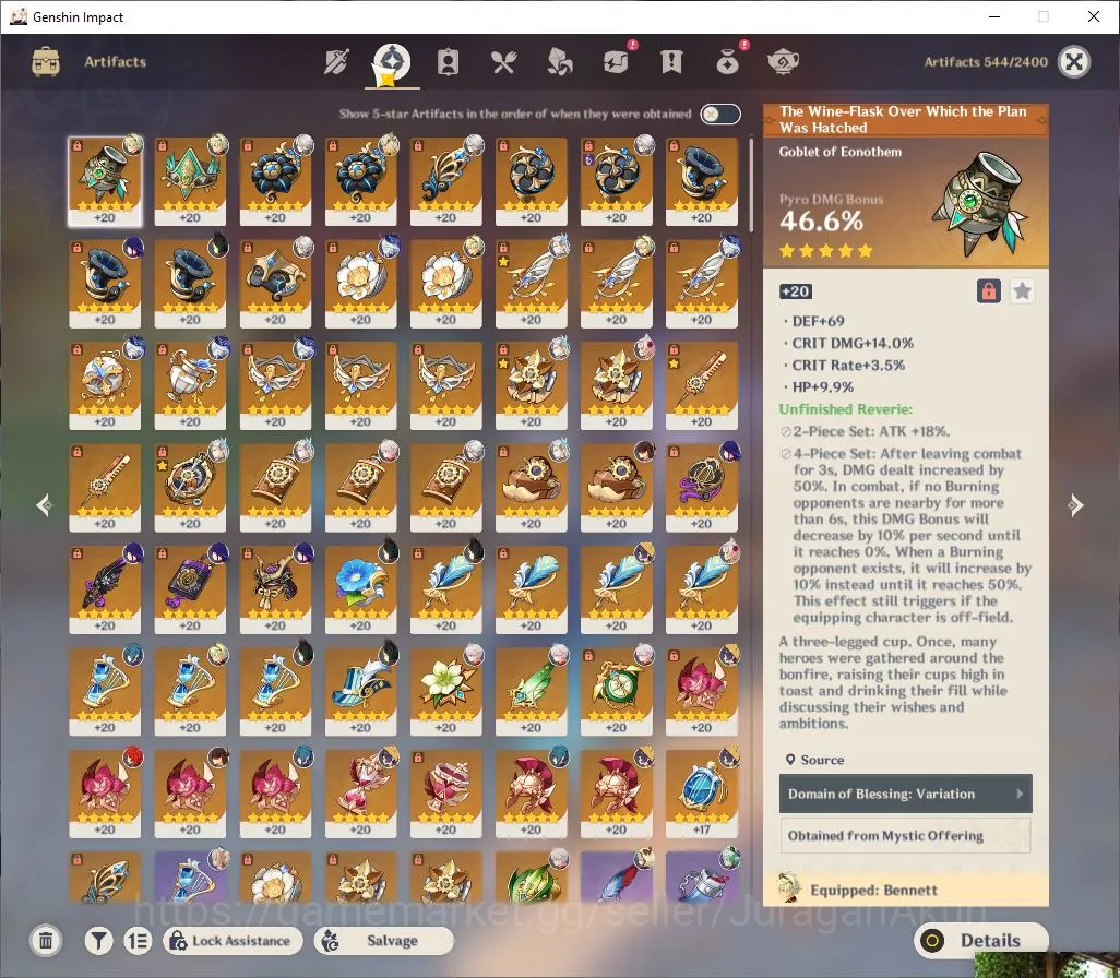 Genshin Impact Accounts Mid Game ASIA|AR 56|6 Limited +9[5* Weapon]|Neuvill 5
